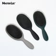 thumbnail image 5 of IMY-1pc, Paddle Air Bag Professional Massage Detangling Hair Brush,Gray,Silver Steel Needle Comb Teeth, 5 of 5