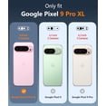 thumbnail image 3 of KOMI for Google Pixel-9-Pro XL Case: Clear Case Magnetic Military Grade Drop Protection Anti Yellowing Cell Phone Cover - Rugged Shockproof Protective Bumper Transparent Cases (Clear), 3 of 5
