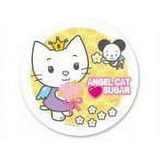 Angel Cat Sugar Flowers For You -1/4 (Quarter Sheet) Edible Photo Image Cake Decoration