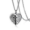 thumbnail image 2 of GHSOHS Necklaces for Women Fashion Gold Jewelry for Women Choker Jewelry Stainless Steel Heart Shaped Necklace To Commemorate Loved Ones Pendant Can Be Opened Choker Necklace Clavicle Chain, 2 of 6