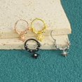 thumbnail image 5 of Juego de anillos para la nariz de acero inoxidable con circonita y ópalo, estilo europeo y americano, joyería para perforar la nariz con las uñas, 5 of 5