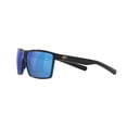 thumbnail image 3 of Gafas de Sol Costa Del Mar para Hombre, Montura Negra Brillante, Lentes Espejo Azul, 3 of 7