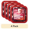 (4 pack) Natural Delights Bard Valley, Whole Fresh Medjool Dates, 12 oz