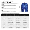 thumbnail image 3 of Balery Blurred Star Snow Christmas Pantalones cortos de pijama de punto de algodón para hombre con cinturilla y bolsillos-XX-Large, 3 of 6