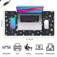 thumbnail image 5 of Long Mouse Pads for Desk,Dark Blue Sun Moon Star Pattern Desk Mats on Top Of Desks, Desk Mouse Pad Extra Large with 3mm Non-Slip Base and Stitched Edge for Gaming,Office,Work,Home 31.5"x15.7", 5 of 6