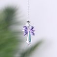 thumbnail image 3 of Campanas De Viento Crystal Angel colgante colgante Rainbow Maker Light Catcher Decor púrpura Ndcxsfigh Libre de BPA, 3 of 5