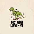 thumbnail image 4 of Inktastic My Gigi Loves Me Grandson Dinosaur Boys Baby T-Shirt, 4 of 5