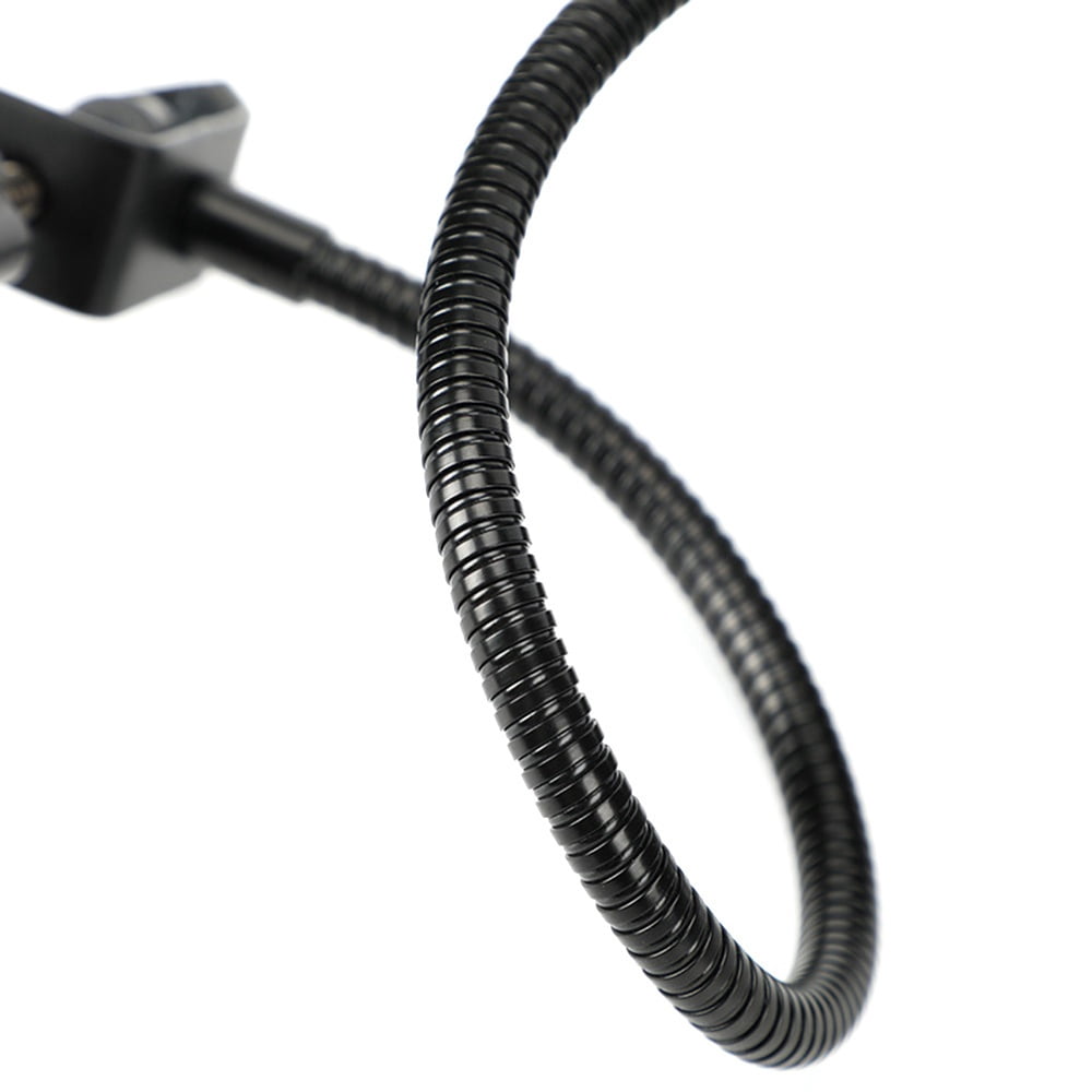 Live Streaming Condenser Microphone with Pop-Up Filter, Anti-Howling Noise Reduction, Double Windscreen & 360° Flexible Gooseneck Clamp