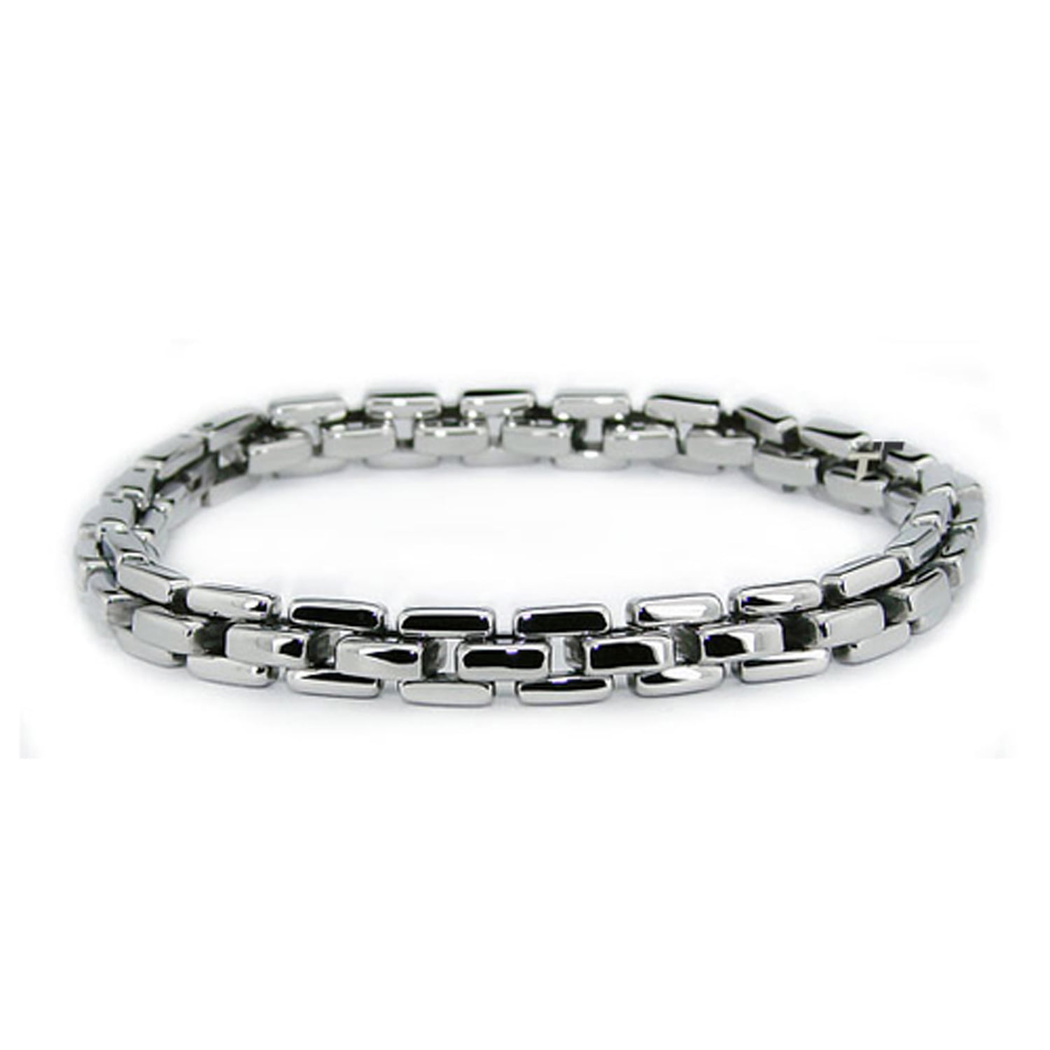 Tioneer Stainless Steel Square Cable Chain Link Bracelet Walmart