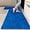 Royal Blue, variant on 2 Pieces Kitchen Rugs, Abstract Non Slip Royal Blue Art Graffiti Modern Comfort Indoor Floor Mat Runner Rug Set for Laundry Office Sink Bathroom (17"x48"+17"x24")