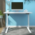 thumbnail image 2 of 47 x 23 Inch Table Top for Standing Desk Frame, Two Panels Rectangle Sit Stand Height Adjustable Computer Desktop, 2 of 4