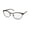 matte black / transparent brown, variant on NEW KOALI 20052K WOMENS/LADIES CAT EYE FULL-RIM MATTE BLACK / TRANSPARENT BROWN FRAME DEMO LENSES 51-21-140 EYEGLASSES/EYEGLASS FRAME