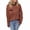 Brown, variant on Kaemgyyd Womens Oversized Tops Striped Long Sleeve Shirts Casual Trendy Crew Neck Pullover Loose Fit T Shirts