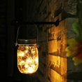 thumbnail image 1 of Luz LED solar para jardín, 20 luces LED solares para colgar al aire libre, luces impermeables para tarros de albañil, luces decorativas para jardín, Navidad, patio, boda, fiesta (caliente) Zhivalor LHH-0149, 1 of 5