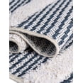 thumbnail image 3 of Unique Loom Sabrina Soto Casa Collection Area Rug - Madrid (2' 7" x 12' Runner Navy Blue/Ivory), 3 of 6