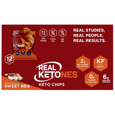 real ketones chips sweet bbq 12 pk