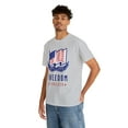 thumbnail image 2 of Cypher Sage Freedom Forever #3 Patriotic Short Sleeve Unisex Grey T-shirt, 2 of 12