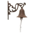 thumbnail image 2 of Campana de puerta rústica Colco Campana de puerta de hierro montada en la pared, 2 of 8