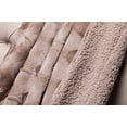 thumbnail image 2 of Chanasya Super Soft Warm Elegent Waivey Pattern Cozy Sherpa Throw Blanket, 2 of 3