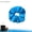 Brightening Blue, variant on 6A‑Grade 100% Mulberry Silk Pillow Scrunchies, 22 Momme Oversized Sleep Hair Scrunchies, Soft Hair Accessories for Sleeping 15CM