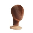 thumbnail image 4 of Serenable Mannequin Head Hat Rack Sturdy Manikin Head Model Space Saving Multifunctional Tabletop Holder for Salon Home Retail Shop Brown, 4 of 9