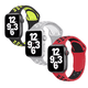 thumbnail image 1 of Paquete de 3 correas para Apple Watch estilo Sport, compatibles para todas las series y tamaños: 45mm, 44mm, 42mm, 41mm, 40mm, 38mm Mamá Pulpo  Paquete Sport, 1 of 3