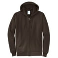 thumbnail image 5 of Port & Company Core Fleece Full Zip Hooded Sweatshirt-3XL (Dark Chocolate Brown), 5 of 6