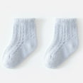 thumbnail image 3 of FAIWAD Toddler Baby Girls Mesh Socks Stretchy Breathable Thin Cotton Casual Crew Socks, 3-14Years, 3 of 5