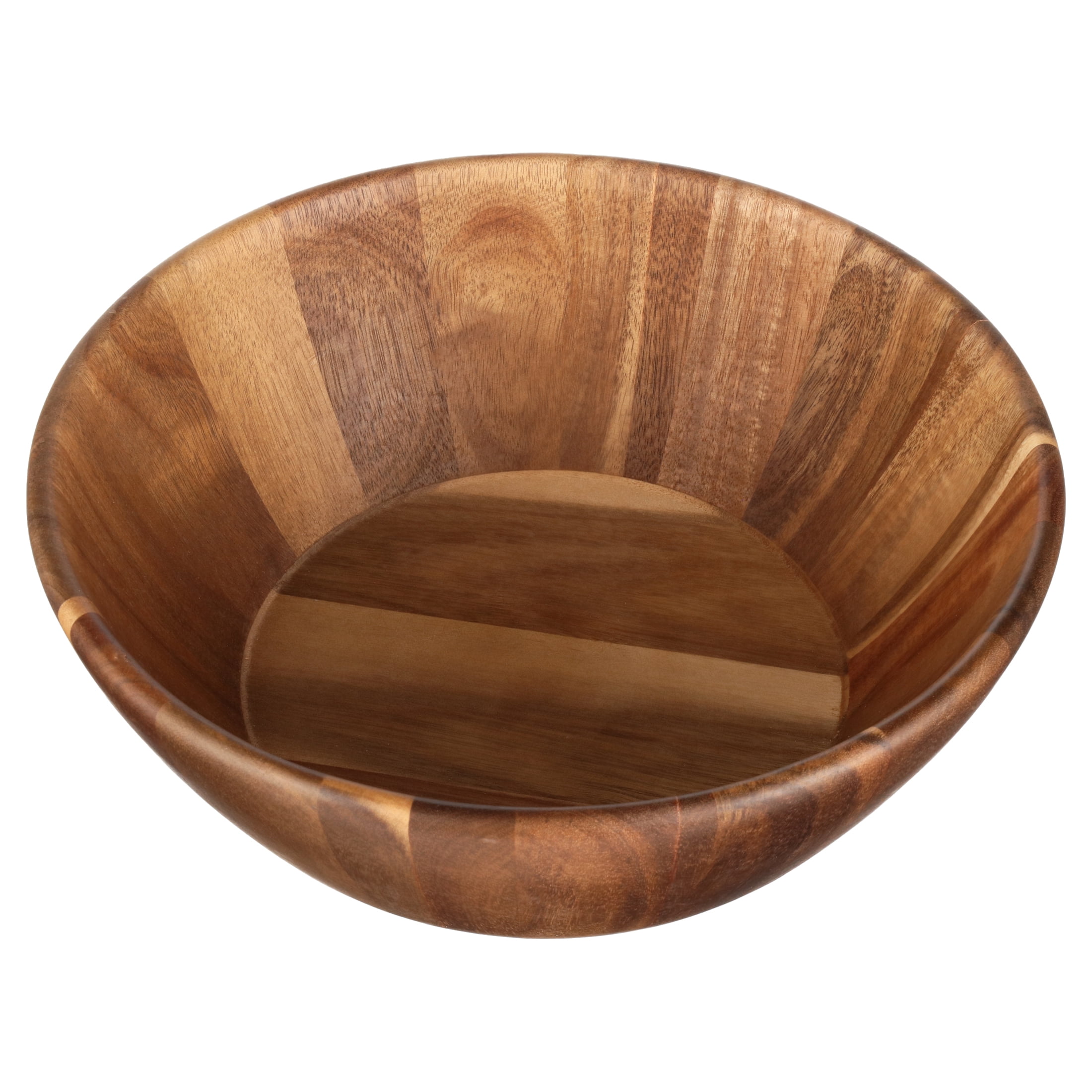 Better Homes & Gardens Large Angled Acacia Serving Bowl