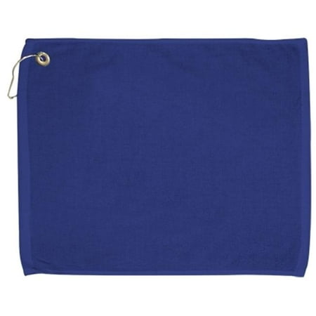 Bulk Buys 15x18 100 percent Cotton Velour Royal Hand Towel with Corner Grommet and Hook - Case of 144