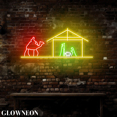 thumbnail image 4 of Glowneon Holy Family Christmas Led Sign, Holy Night Xmas Party Decor, 4 of 5