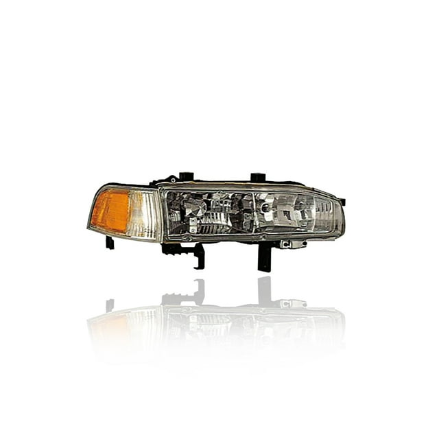 Headlight Assembly - Compatible/Replacement for '92-93 Honda Accord - With Corner Lamp - Right Hand - Passenger - 33100SM4A04