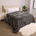 thumbnail image 1 of Life Comfort – Jumbo Plush Family Blanket (Grey), 1 of 5