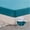 Teal, variant on PETGLE Twin Size Deep Pocket Fitted Sheet - Extra Tight Fit with 360° Elastic, No Pilling Double Brushed Microfiber 1800, Breathable All Season Cooling - Fits 8"-16" Mattress - Pink