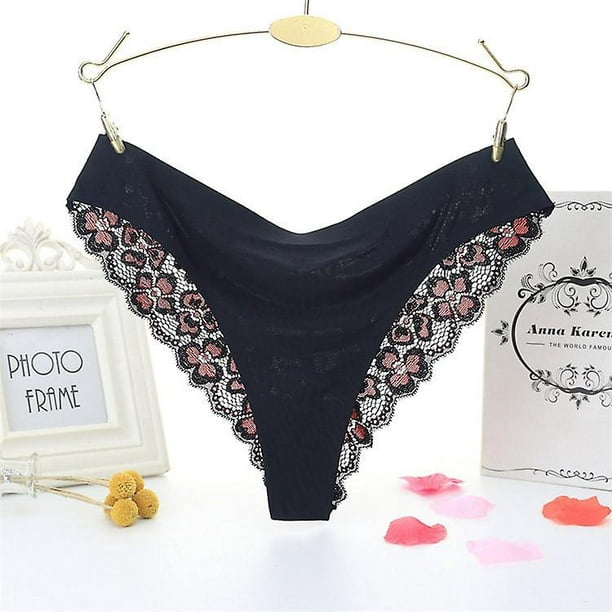 Women Sexy Lace Panties Knickers Lingerie Seamless Underwear G-string Briefs  US