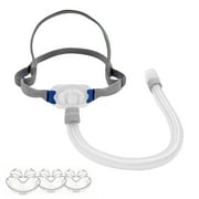CPAP Nasal Pillow Mask Supplies with Headgear, Frame, Tube and 3 x Nasal Pillow