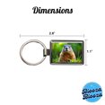 thumbnail image 2 of Groundhog Metal Rectangle Keychain, 2 of 6