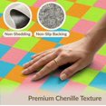 thumbnail image 6 of ODIKA 5'x7' Washable Area Rug Easy Care, Non-Shedding, Pet Friendly, Bedside Block Retro Border Storybook Checkerboard Motif Geometric for Small Living Room, Bedroom, 6 of 7