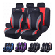thumbnail image 2 of Funda Universal Para Asiento De Automóvil 11 pz Lab.G, Negro con Rojo, 2 of 5