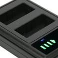 thumbnail image 3 of Dual Interface Camera Battery Charger, Dual Dock Camera Battery Charger, Portable Safe Durable for Camera BLN-1 Battery, 3 of 7