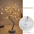 thumbnail image 4 of Tira de luz LED blanca cálida 108 luces para árbol JM, 4 of 5