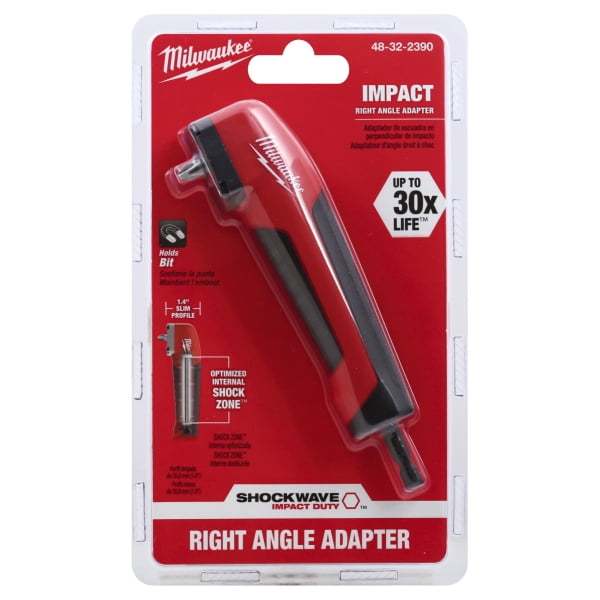 Milwaukee Shockwave Right Angle Adapter 48322390