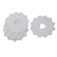 thumbnail image 1 of GUOOL 5Pc 45mm Rotary Crochet Edge Skip Cutter Blades Fits , Fleece, Blanket, 1 of 7