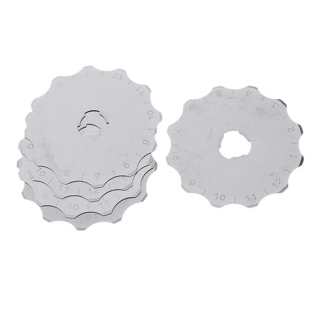 jifeng 5 Pcs Lames de Coupe Rotatives 45mm pour Crochet, Polaire, Couverture