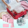 thumbnail image 1 of Juego de bolsas de viaje | Organizadores de equipaje multifuncionales de 6 piezas | Cubos y bolsas de embalaje ligeros y duraderos para una organización eficiente | Soluciones de almacenamiento, 1 of 4