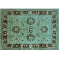 thumbnail image 1 of Ahgly Company Indoor Rectangle Oriental Light Blue Industrial Area Rugs, 5' x 7', 1 of 4