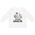 thumbnail image 3 of Inktastic Zebra My Nanny Loves Me Boys or Girls Long Sleeve Toddler T-Shirt, 3 of 5