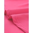 thumbnail image 5 of Falda Larga Allegra K con Pliegues y Abertura Lateral Fucsia L, 5 of 5