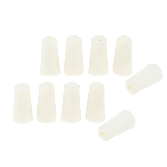 Tapón de Silicona Sólida de Laboratorio Tapón Tapones Tapones de Tubo de Ensayo Cónicos (paquete Piezas) 12-17 Mm