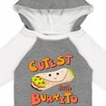 thumbnail image 4 of Inktastic Cutest Little Burrito Boys or Girls Long Sleeve Baby Bodysuit, 4 of 5